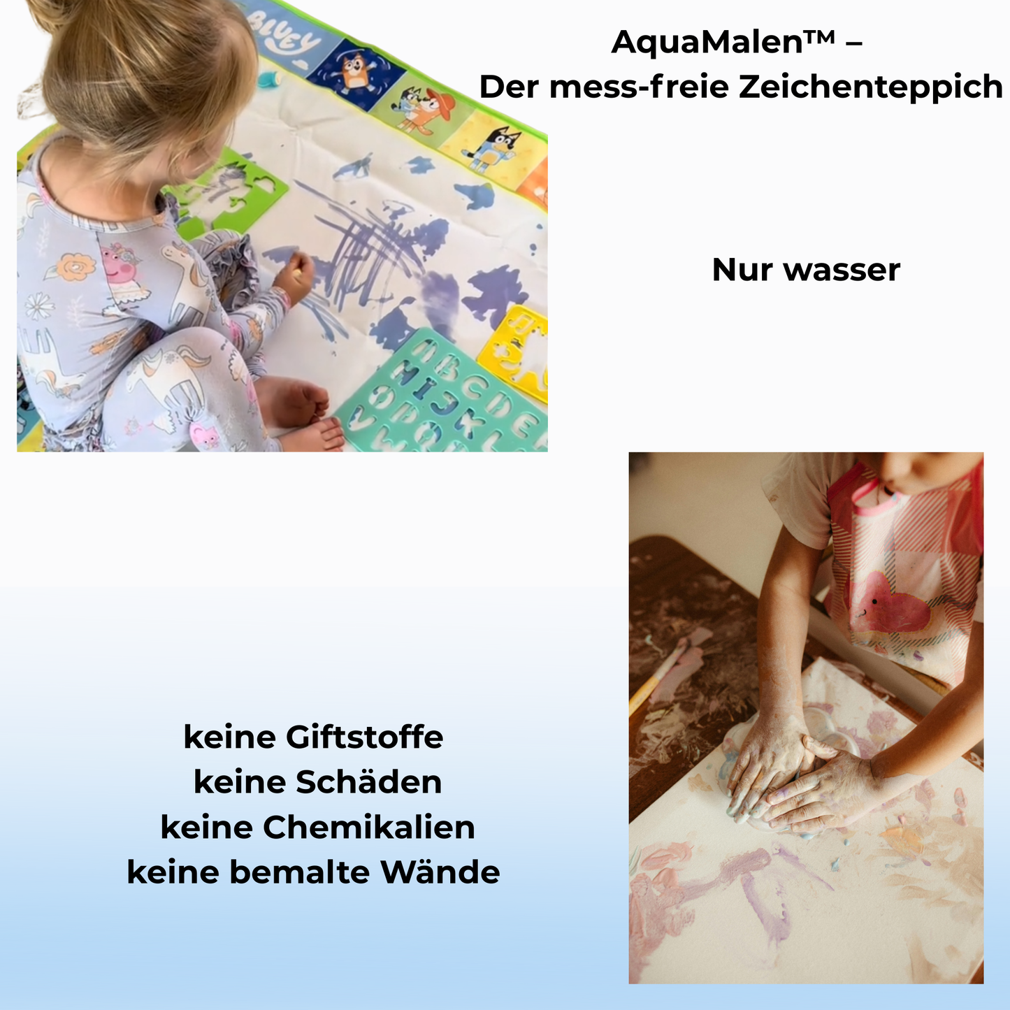 AquaMalen™ – Der mess-freie Zeichenteppich