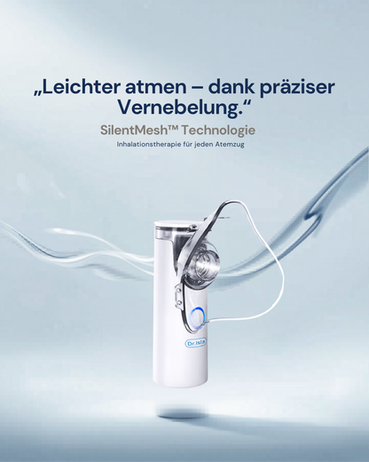 Flüsterleise Inhalation mit der Dr. Isla SilentMesh™ Technologie