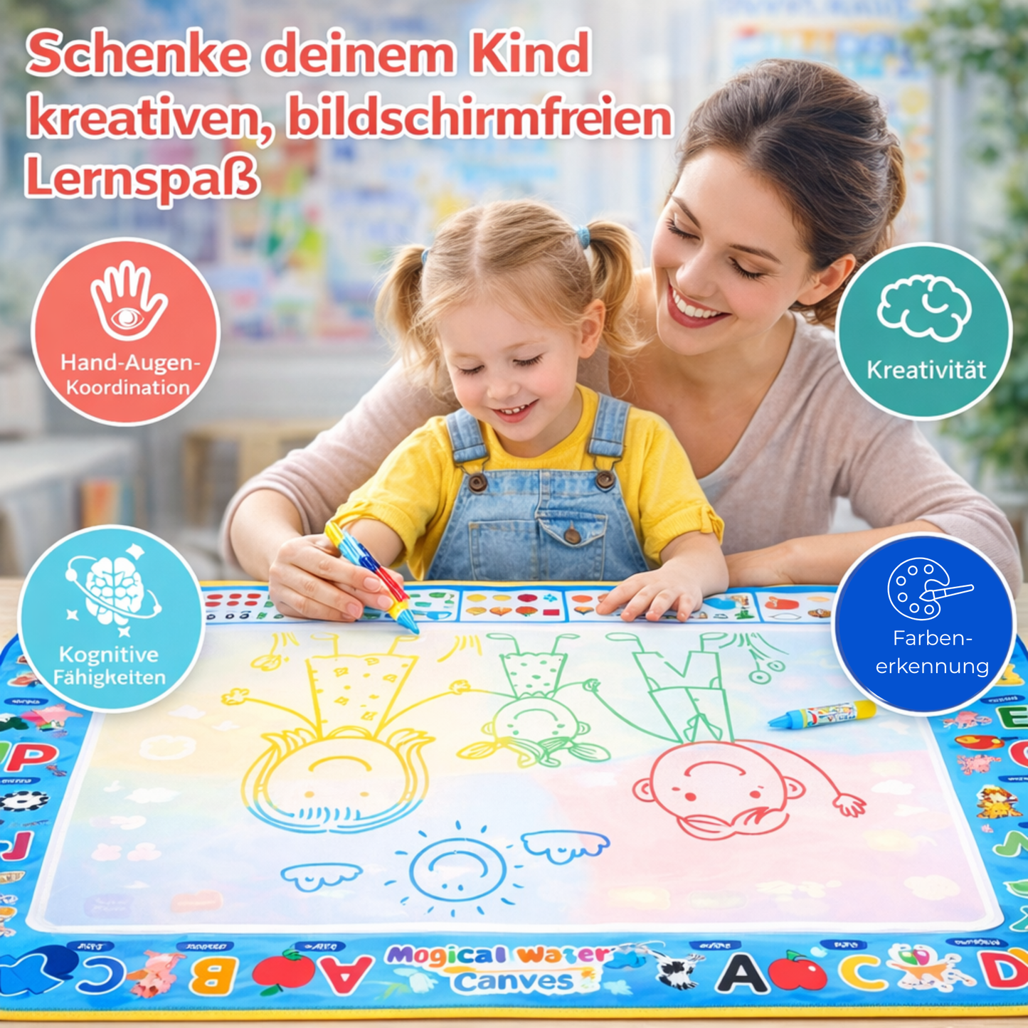 AquaMalen™ – Der mess-freie Zeichenteppich