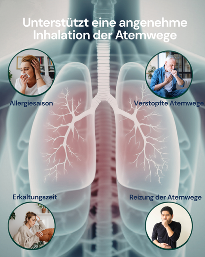 Flüsterleise Inhalation mit der Dr. Isla SilentMesh™ Technologie