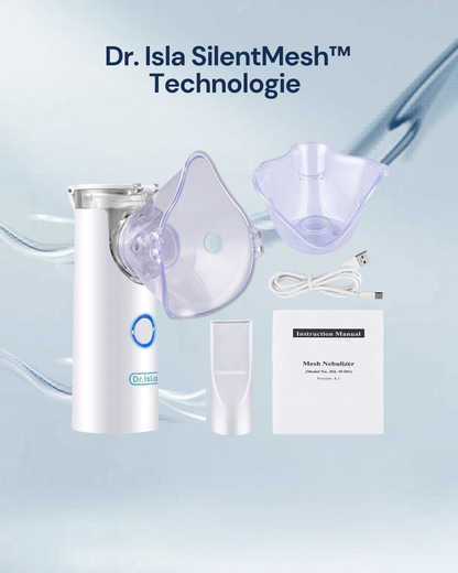 Flüsterleise Inhalation mit der Dr. Isla SilentMesh™ Technologie