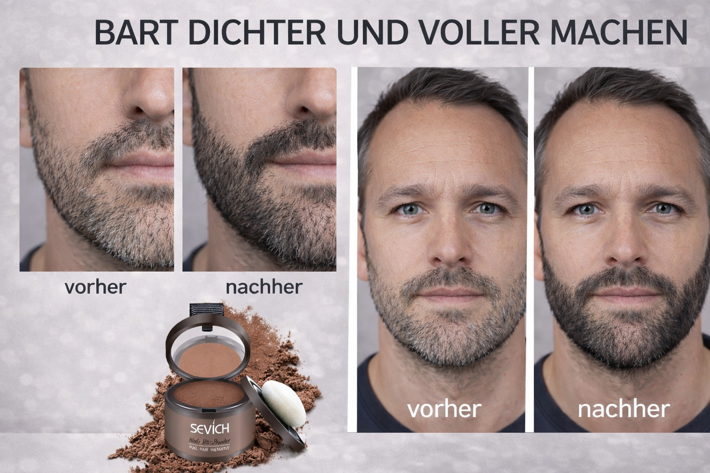Hairline Perfect™ / Natürliches Haaransatz-Puder für sofortige Fülle – Unisex | 4g